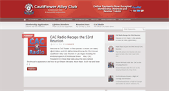 Desktop Screenshot of caulifloweralleyclub.org